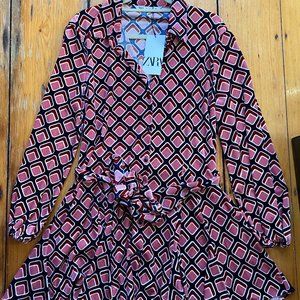 Printed Velvet Zara dress